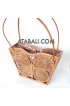 shopping handbags ata rattan butterfly design full handmade